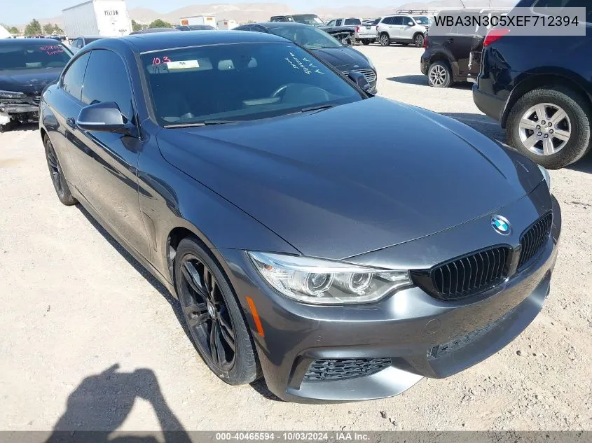 2014 BMW 428I VIN: WBA3N3C5XEF712394 Lot: 40465594