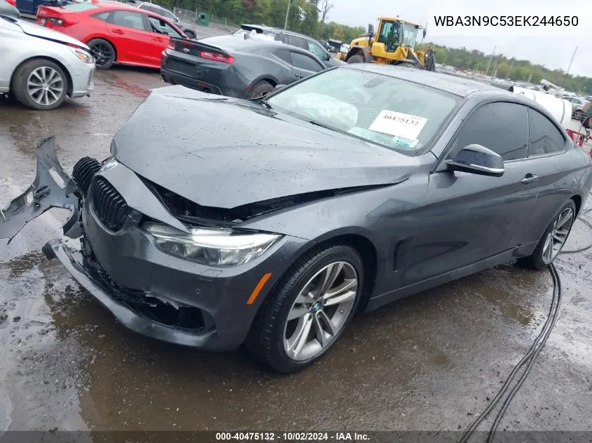 2014 BMW 428I xDrive VIN: WBA3N9C53EK244650 Lot: 40475132