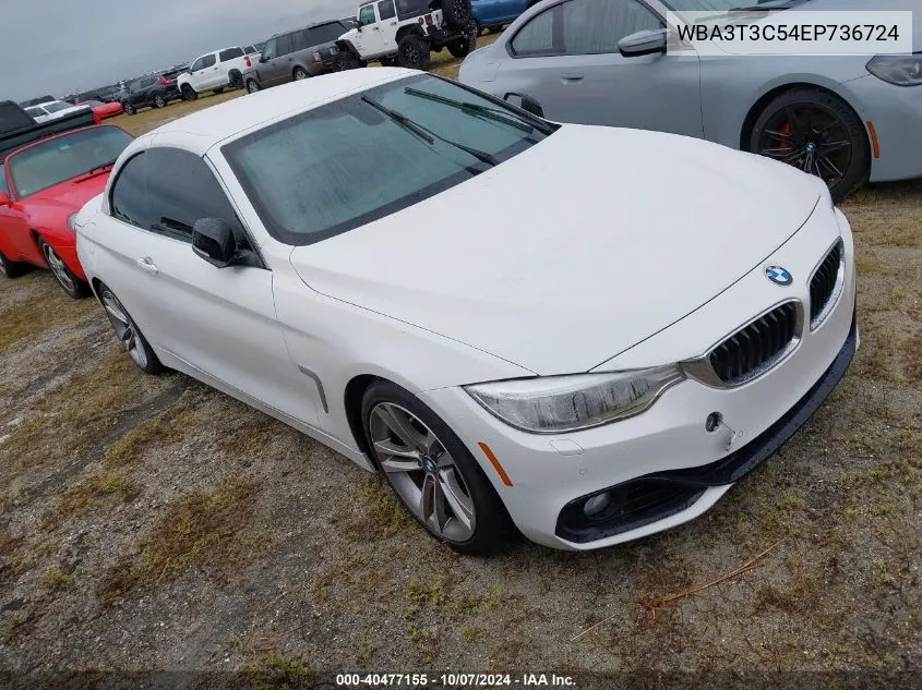 2014 BMW 435I VIN: WBA3T3C54EP736724 Lot: 40477155