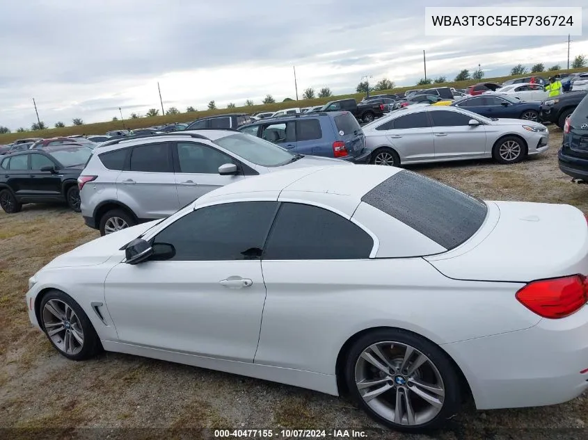 2014 BMW 435I VIN: WBA3T3C54EP736724 Lot: 40477155