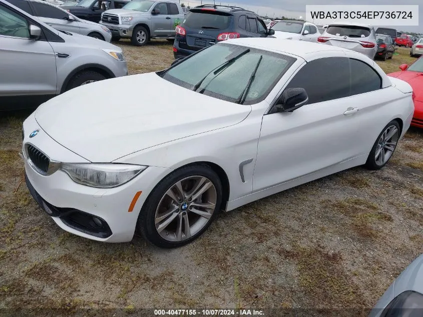 2014 BMW 435I VIN: WBA3T3C54EP736724 Lot: 40477155