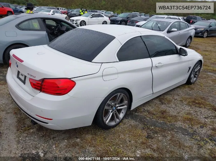 2014 BMW 435I VIN: WBA3T3C54EP736724 Lot: 40477155