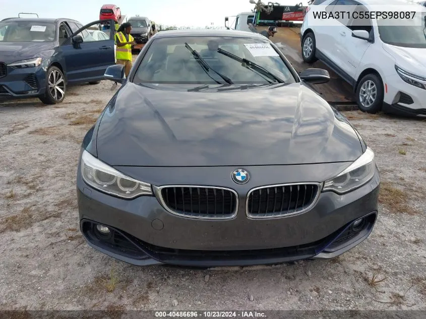 2014 BMW 428I xDrive VIN: WBA3T1C55EPS98087 Lot: 40486696