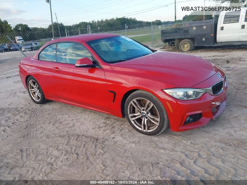 2014 BMW 435I VIN: WBA3T3C56EP736725 Lot: 40499162