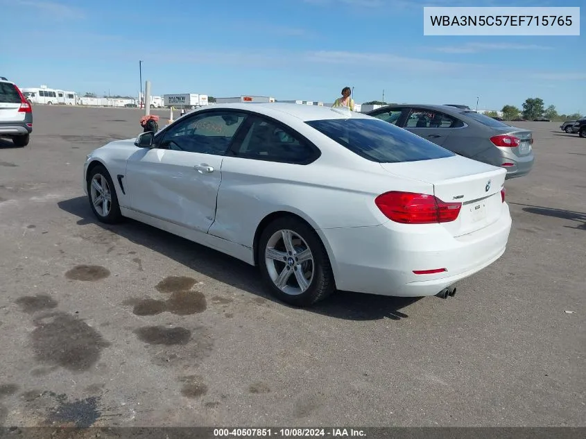 2014 BMW 428I Xi VIN: WBA3N5C57EF715765 Lot: 40507851