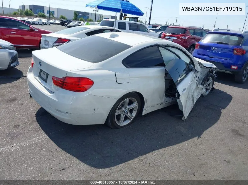 2014 BMW 428I VIN: WBA3N7C51EF719015 Lot: 40513057