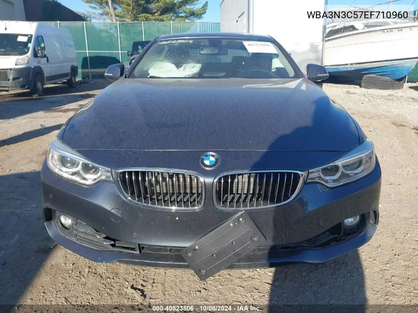 2014 BMW 428 I VIN: WBA3N3C57EF710960 Lot: 40523806