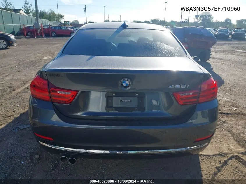 2014 BMW 428 I VIN: WBA3N3C57EF710960 Lot: 40523806