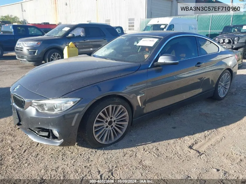 2014 BMW 428 I VIN: WBA3N3C57EF710960 Lot: 40523806