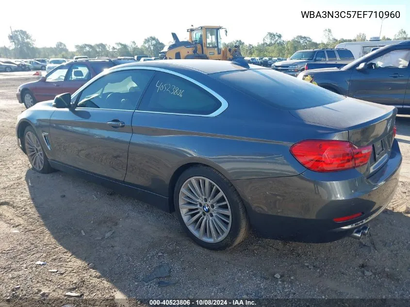 2014 BMW 428 I VIN: WBA3N3C57EF710960 Lot: 40523806