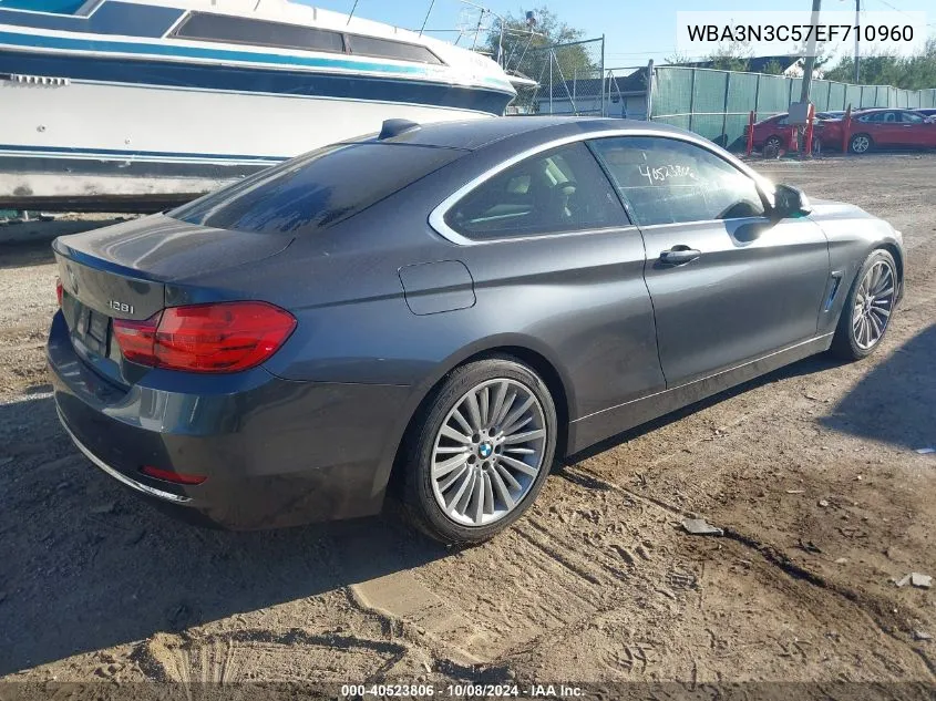 2014 BMW 428 I VIN: WBA3N3C57EF710960 Lot: 40523806