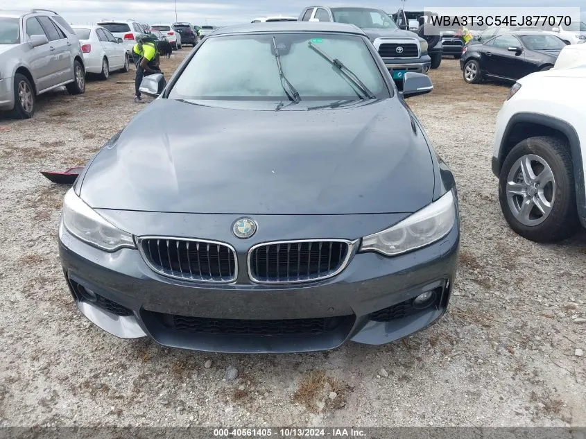 2014 BMW 435I VIN: WBA3T3C54EJ877070 Lot: 40561405