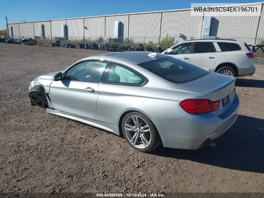 2014 BMW 428I xDrive VIN: WBA3N5C54EK196701 Lot: 40568859