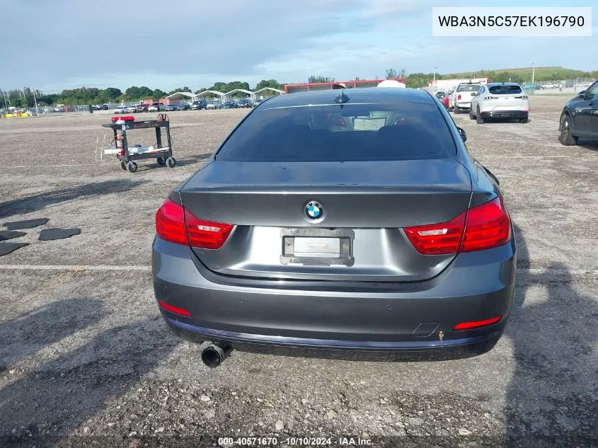 2014 BMW 428I xDrive VIN: WBA3N5C57EK196790 Lot: 40571670