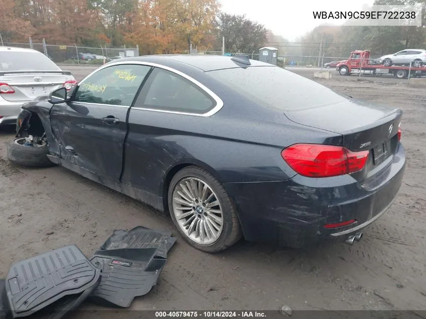 2014 BMW 428I xDrive VIN: WBA3N9C59EF722238 Lot: 40579475