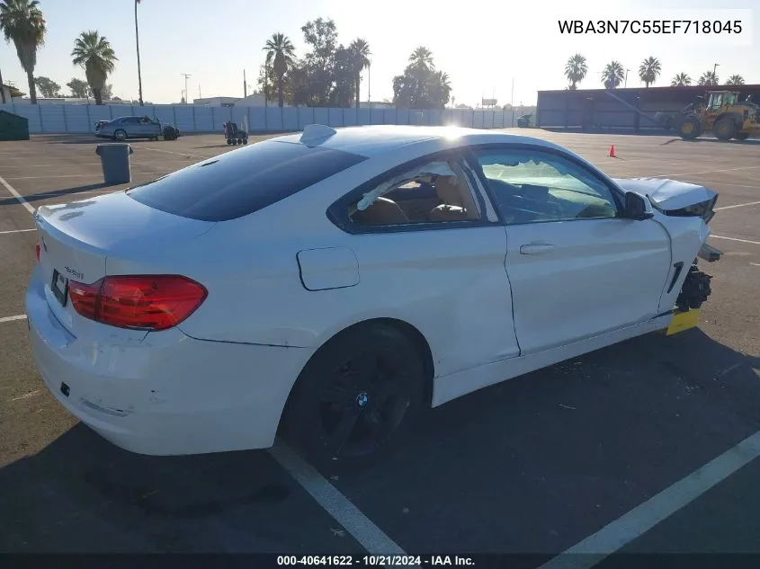 2014 BMW 428I VIN: WBA3N7C55EF718045 Lot: 40641622