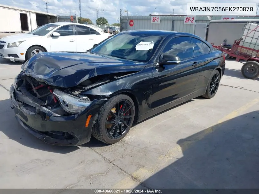 2014 BMW 428I VIN: WBA3N7C56EK220878 Lot: 40666821