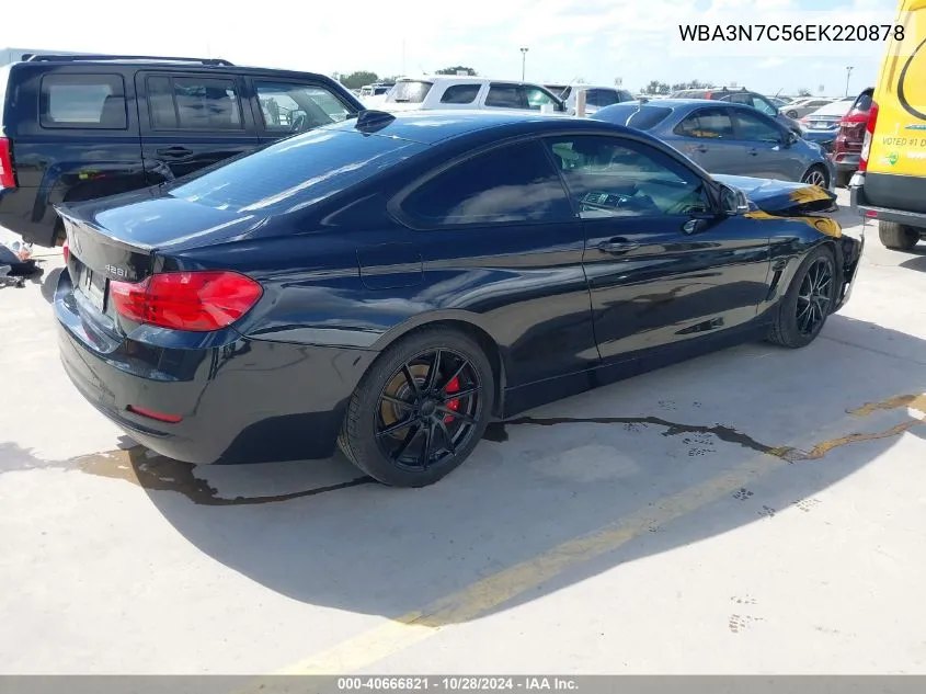 2014 BMW 428I VIN: WBA3N7C56EK220878 Lot: 40666821