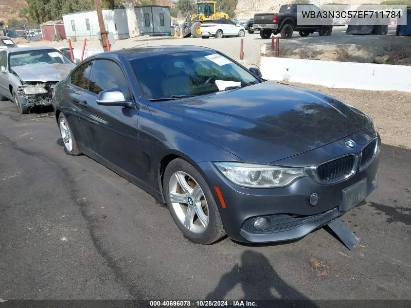 2014 BMW 428I VIN: WBA3N3C57EF711784 Lot: 40696078