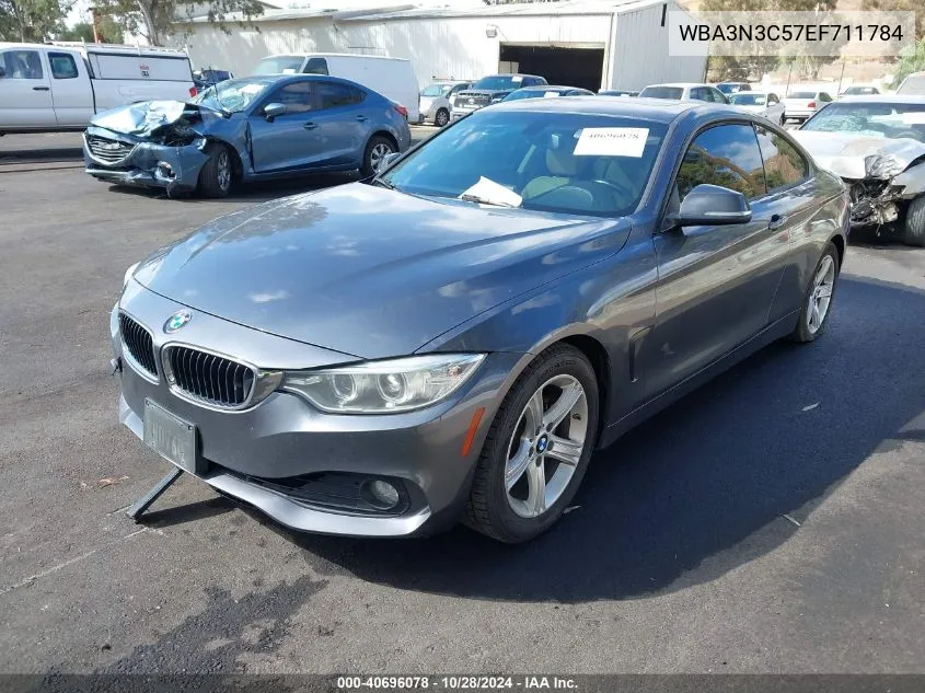 2014 BMW 428I VIN: WBA3N3C57EF711784 Lot: 40696078