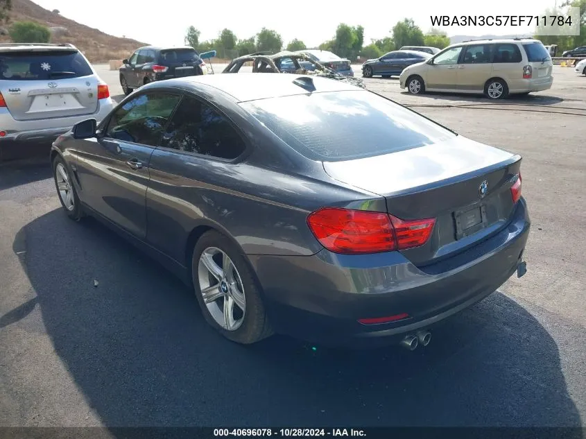 2014 BMW 428I VIN: WBA3N3C57EF711784 Lot: 40696078