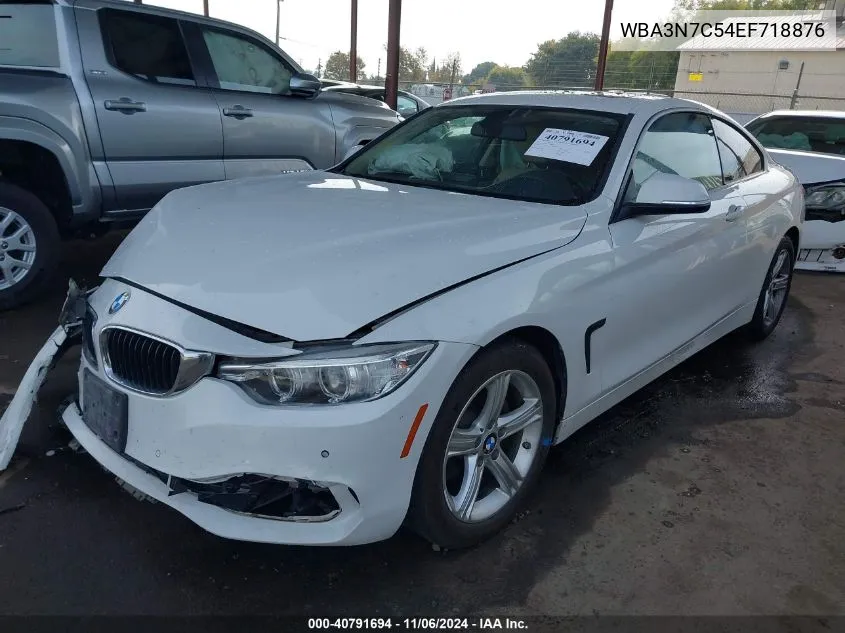 2014 BMW 428I VIN: WBA3N7C54EF718876 Lot: 40791694