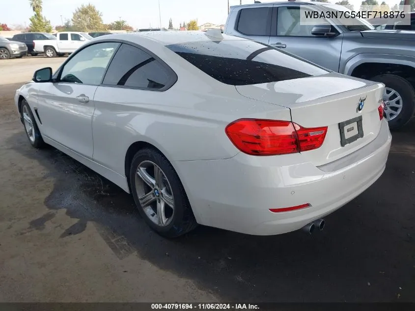 2014 BMW 428I VIN: WBA3N7C54EF718876 Lot: 40791694