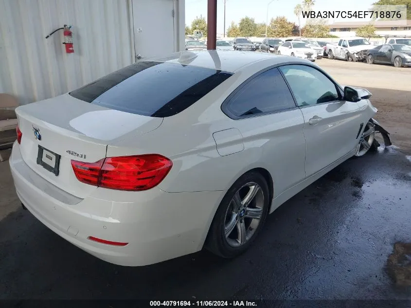 2014 BMW 428I VIN: WBA3N7C54EF718876 Lot: 40791694