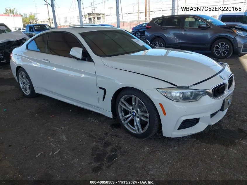 2014 BMW 428I VIN: WBA3N7C52EK220165 Lot: 40850589