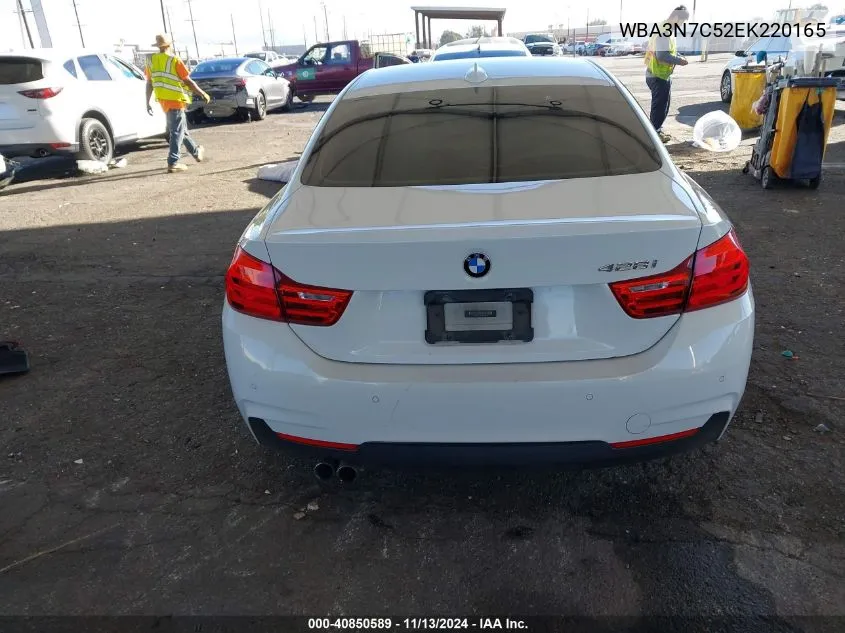 2014 BMW 428I VIN: WBA3N7C52EK220165 Lot: 40850589