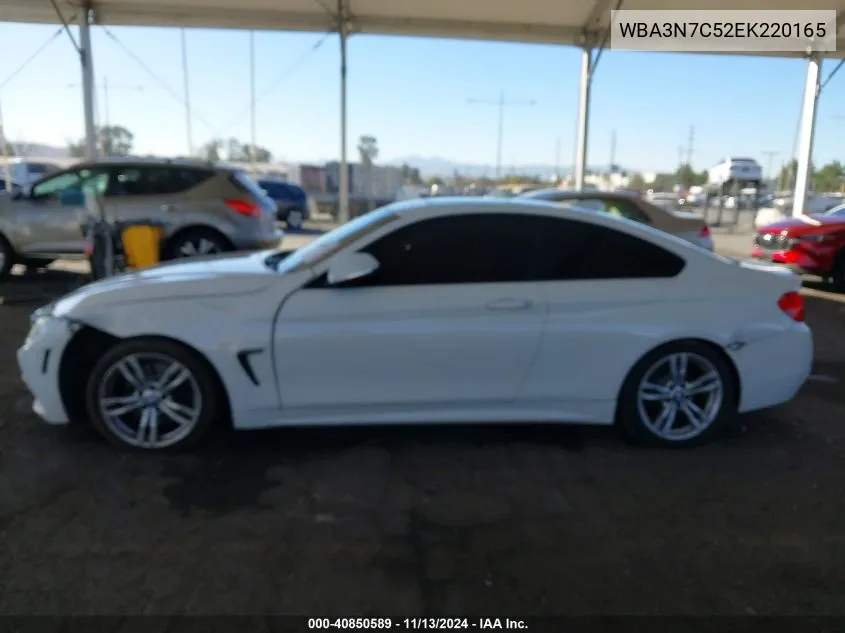 2014 BMW 428I VIN: WBA3N7C52EK220165 Lot: 40850589