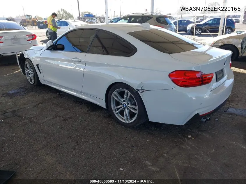 2014 BMW 428I VIN: WBA3N7C52EK220165 Lot: 40850589