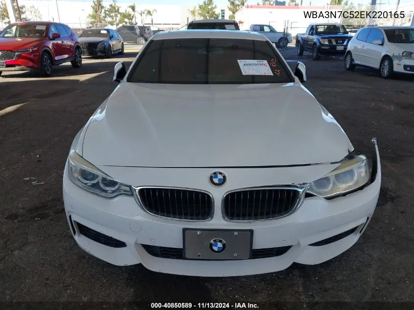 2014 BMW 428I VIN: WBA3N7C52EK220165 Lot: 40850589