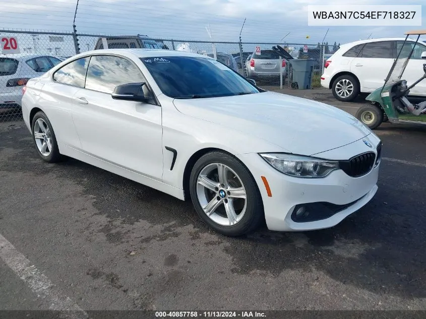 2014 BMW 428I VIN: WBA3N7C54EF718327 Lot: 40857758