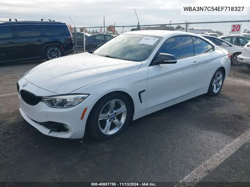 2014 BMW 428I VIN: WBA3N7C54EF718327 Lot: 40857758