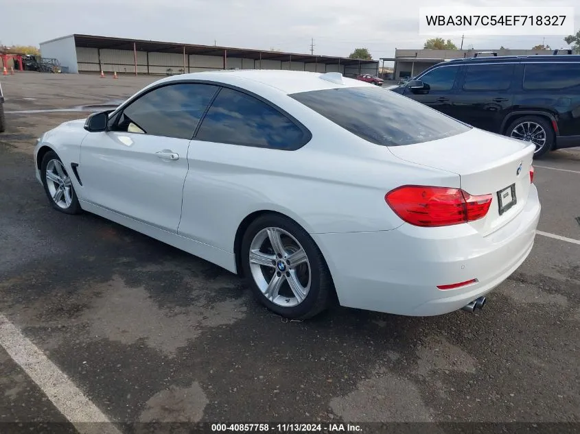 2014 BMW 428I VIN: WBA3N7C54EF718327 Lot: 40857758