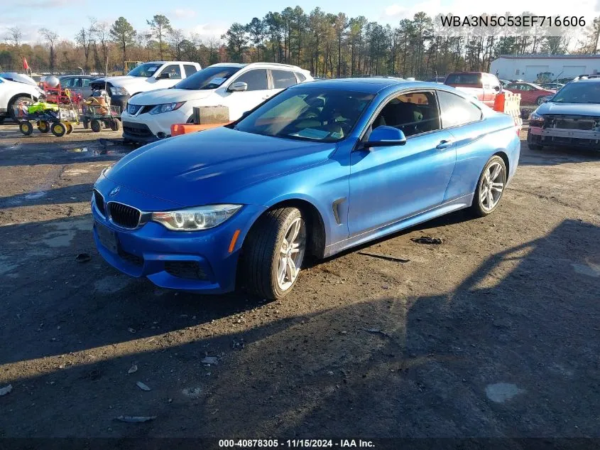 2014 BMW 428I xDrive VIN: WBA3N5C53EF716606 Lot: 40878305