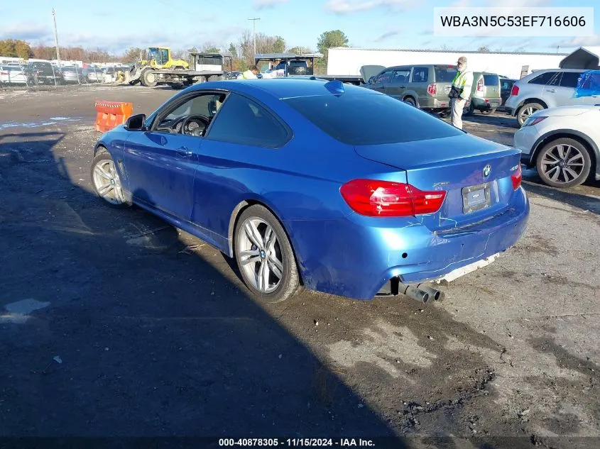 2014 BMW 428I xDrive VIN: WBA3N5C53EF716606 Lot: 40878305