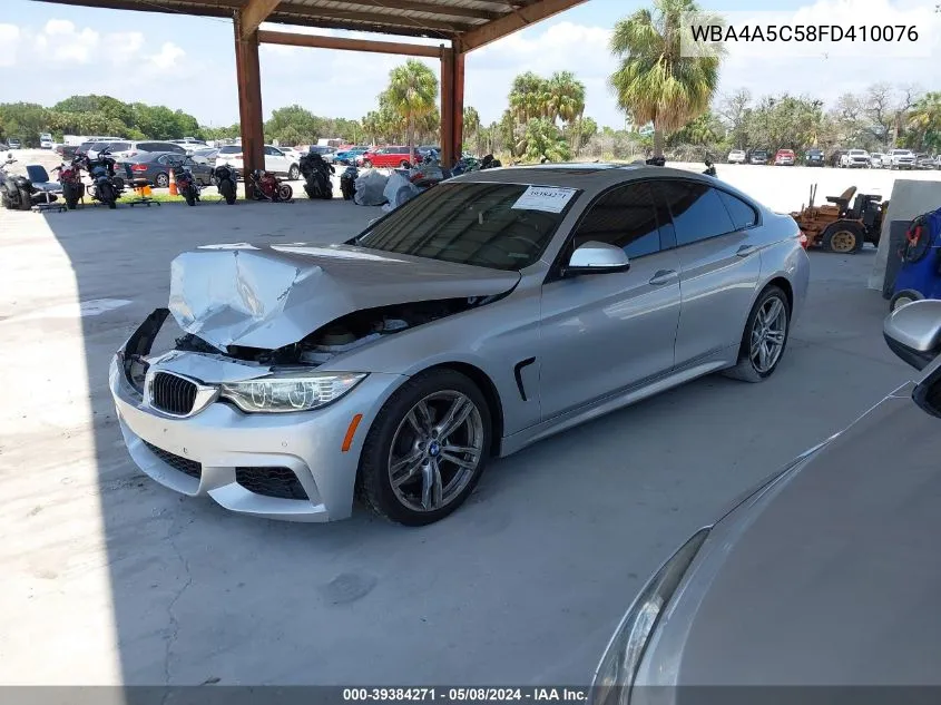 2015 BMW 428 Gran Coupe VIN: WBA4A5C58FD410076 Lot: 39384271