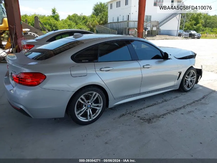 2015 BMW 428 Gran Coupe VIN: WBA4A5C58FD410076 Lot: 39384271