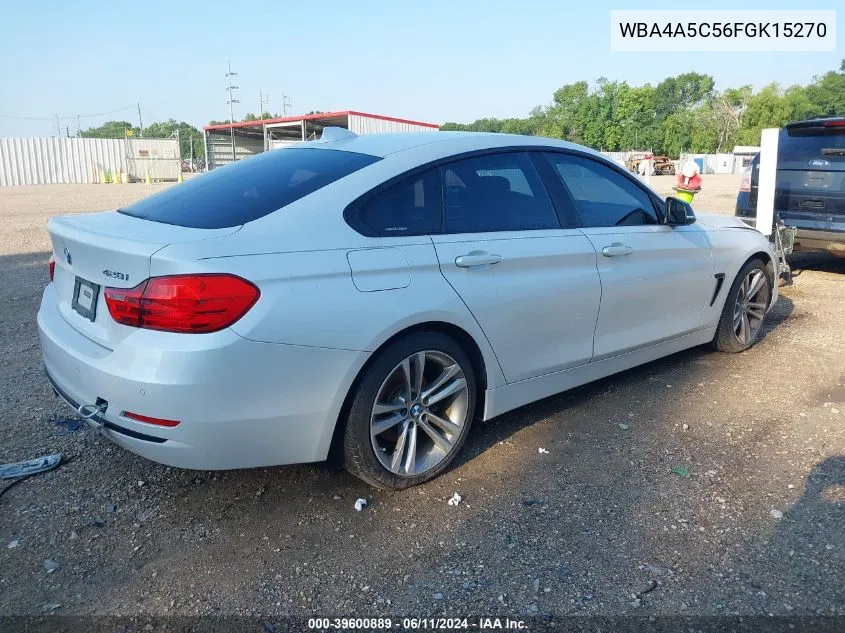 WBA4A5C56FGK15270 2015 BMW 428 Gran Coupe