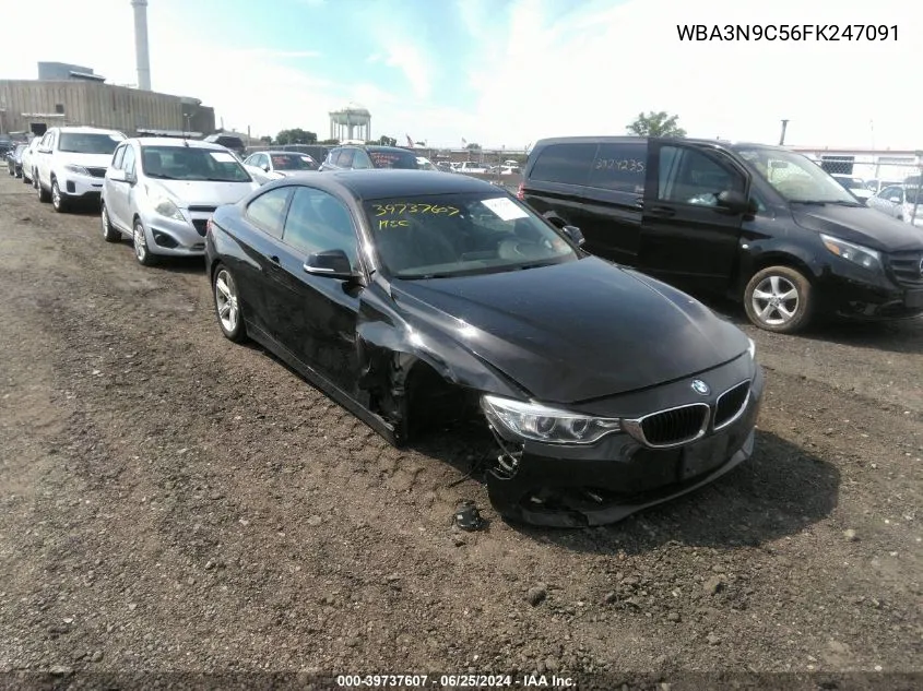 2015 BMW 428I xDrive VIN: WBA3N9C56FK247091 Lot: 39737607