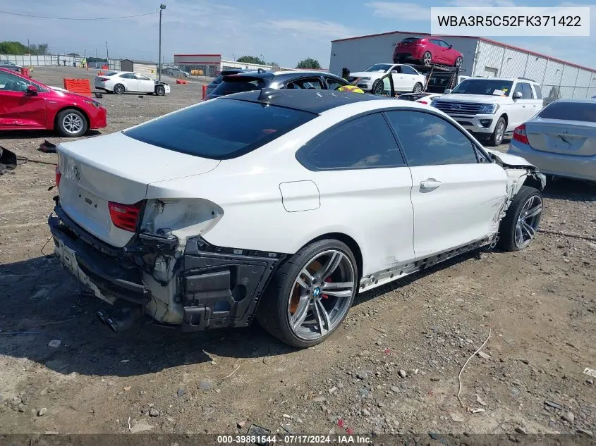 WBA3R5C52FK371422 2015 BMW 435I xDrive