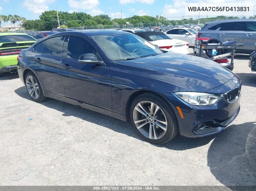 2015 BMW 428 Gran Coupe xDrive VIN: WBA4A7C56FD413831 Lot: 39927033