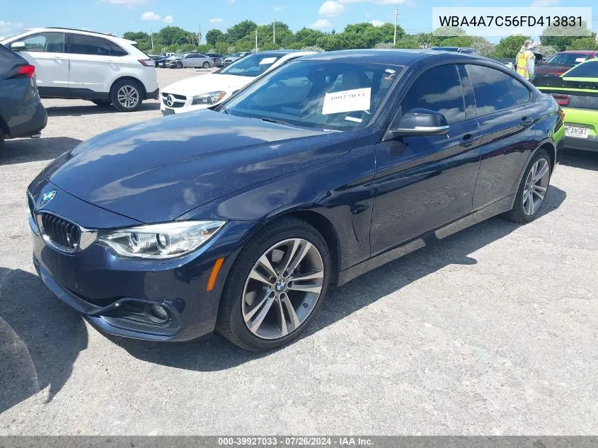 2015 BMW 428 Gran Coupe xDrive VIN: WBA4A7C56FD413831 Lot: 39927033