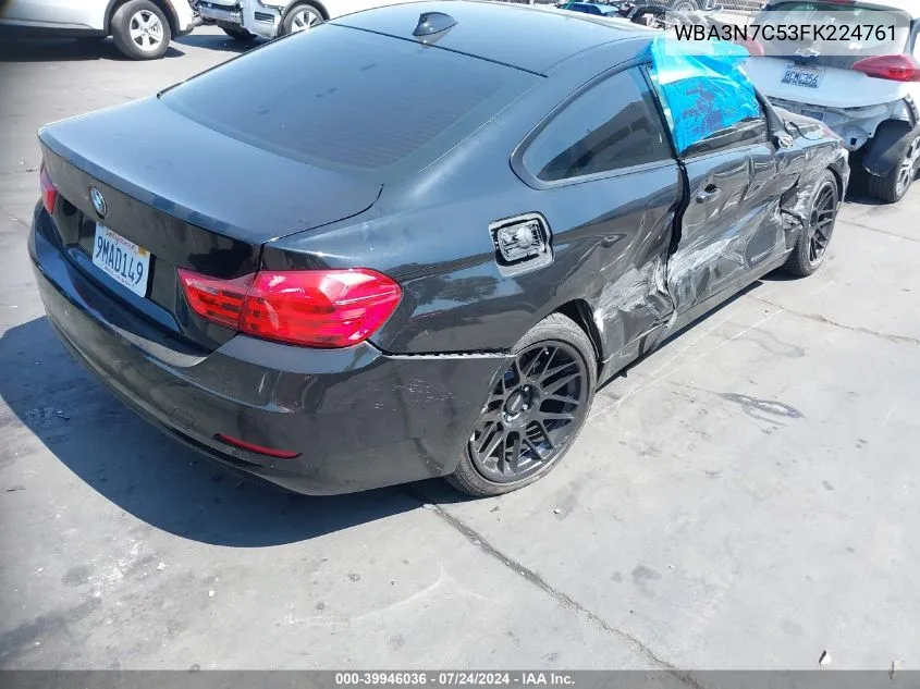 WBA3N7C53FK224761 2015 BMW 428I