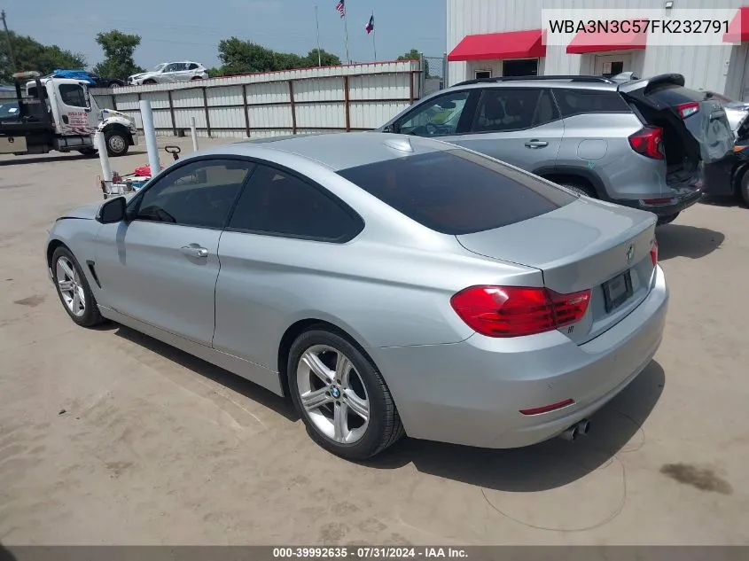 WBA3N3C57FK232791 2015 BMW 428I