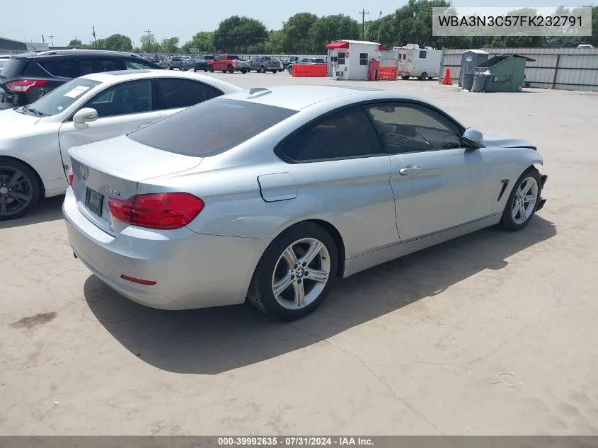 WBA3N3C57FK232791 2015 BMW 428I