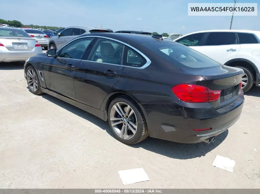 WBA4A5C54FGK16028 2015 BMW 428 Gran Coupe