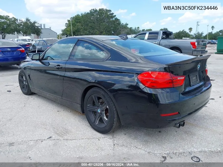 2015 BMW 428I VIN: WBA3N3C50FK234446 Lot: 40128206